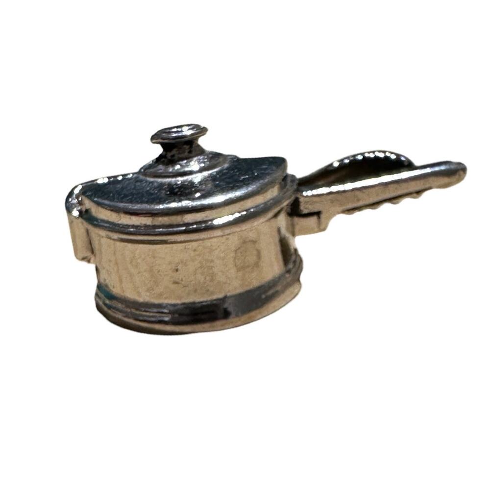 Vintage Tie Clip with Pot or Cookware or Pressure Cooker